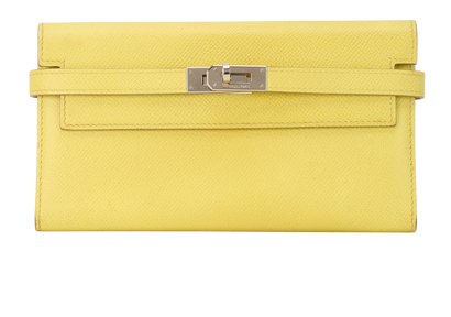 Hermes Kelly Wallet, &pound;1,400, Accessories, Yellow, Leather, Front view